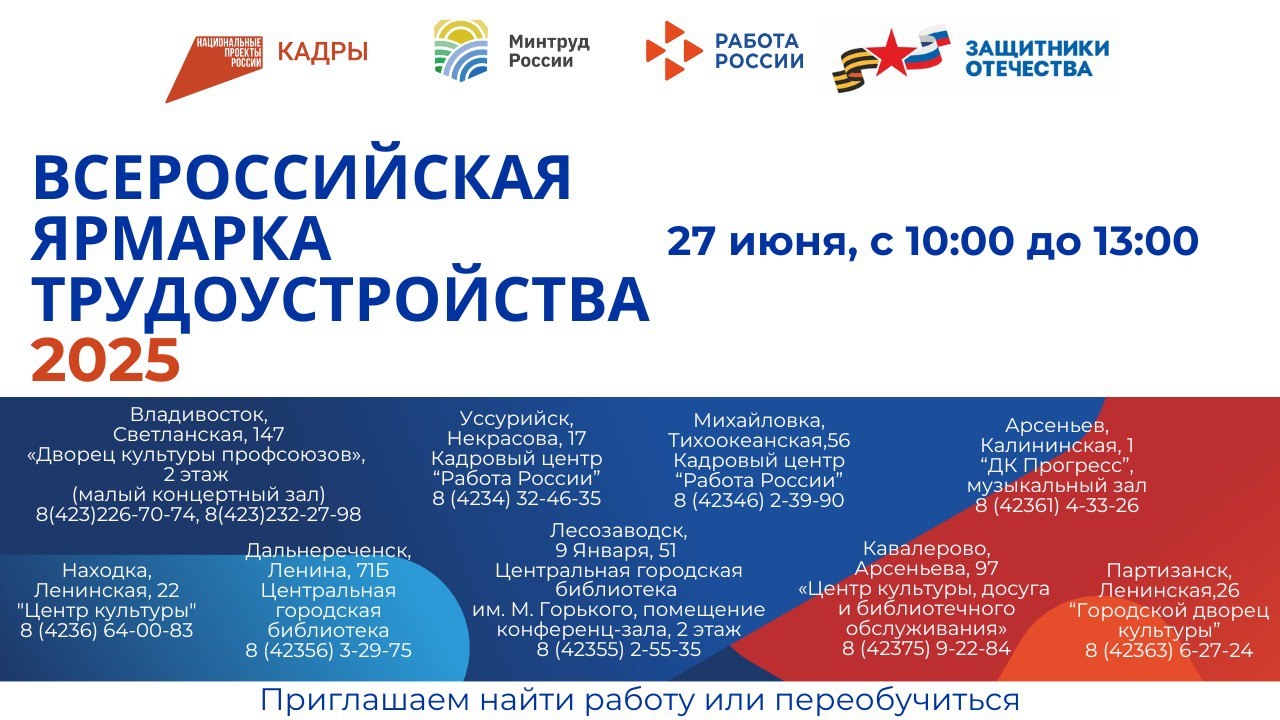 Приглашаем найти работу или переобучиться